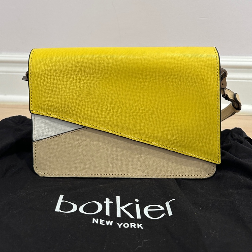 Botkier Women's Yellow and Tan Crossbody Bag